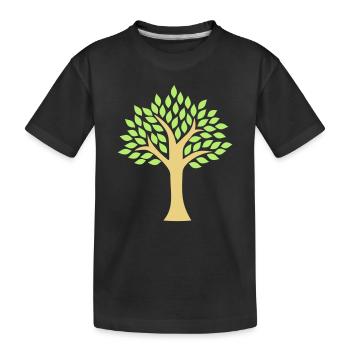 Arbre - T-shirt bio Premium Enfant - noir - Devant