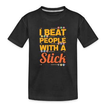 Billard Piscine Billard Billard Boule Billard Billard Cuisine 8Ball - T-shirt bio Premium Enfant - noir - Devant