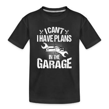 Mechanic Technician Craftsman Garage Car Hobbyist - Kids' Premium Organic T-Shirt - black - Front