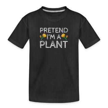 Plantes Plantes Green Thumb Jardinier - T-shirt bio Premium Enfant - noir - Devant