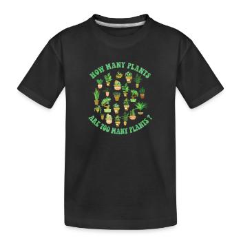 Gärtner Obstgarten Hobbygärtner Geschenk Garten - Kinder Premium Bio T-Shirt - Schwarz - Vorne
