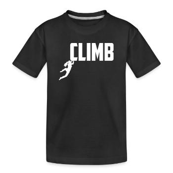 Escalade Escalade Solo Escalade Femmes - T-shirt bio Premium Enfant - noir - Devant