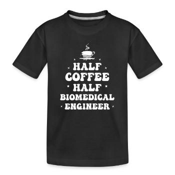 Proud Biomedical Technician Biology Research Bio - Kids' Premium Organic T-Shirt - black - Front