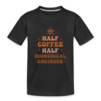 Proud Biomedical Technician Biology Research Bio - Kids' Premium Organic T-Shirt - black - Front