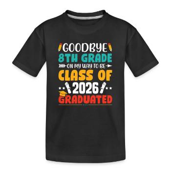 Advancement 8th grade Comprehensive school schoolchildren Pupils - Kids' Premium Organic T-Shirt - black - Front