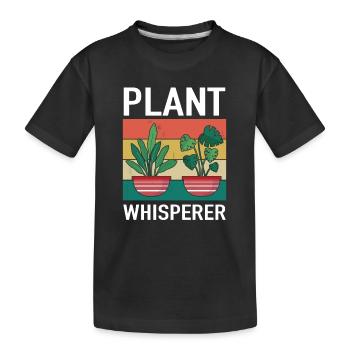 Gärtner Obstgarten Hobbygärtner Geschenk Garten - Kinder Premium Bio T-Shirt - Schwarz - Vorne