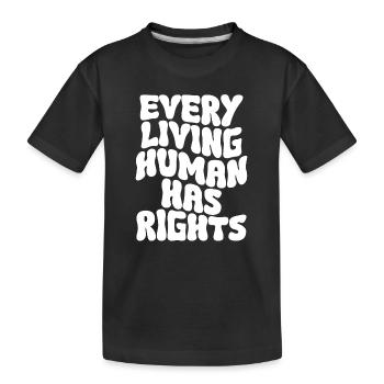 Droits de l’homme Politique Liberté Manifester - T-shirt bio Premium Enfant - noir - Devant