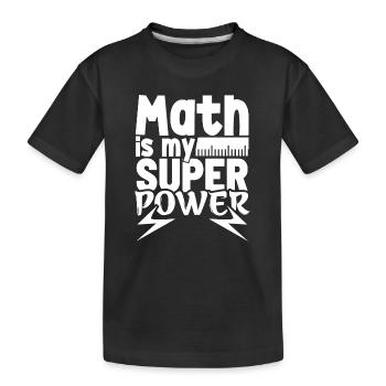 Mathelehrer Mathematische Formel Geometrie Lehrer - Kinder Premium Bio T-Shirt - Schwarz - Vorne
