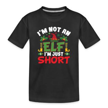 Onze petits elfes de Noël contes de fées Cadeau enfant - T-shirt bio Premium Enfant - noir - Devant