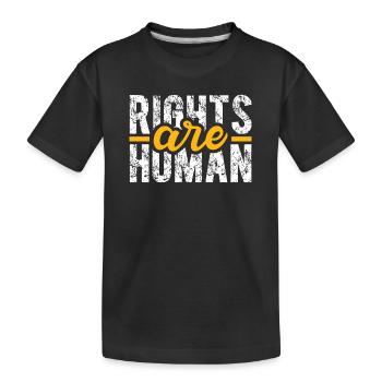 Droits de l’homme Politique Manifestation sur la liberté - T-shirt bio Premium Enfant - noir - Devant
