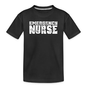 Service ambulancier Infirmier paramédical - T-shirt bio Premium Enfant - noir - Devant
