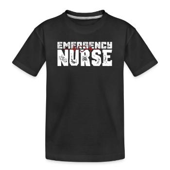Service ambulancier Infirmier paramédical - T-shirt bio Premium Enfant - noir - Devant