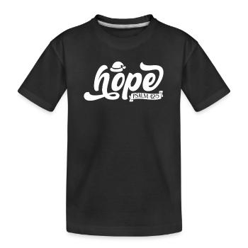 Psalm 42: 5 Hope 425 42 5 Bible verse Prayer - Kids' Premium Organic T-Shirt - black - Front