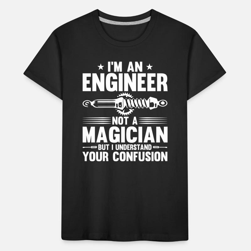 Engineer Brain Mechanical Engineering Electrical Engineering Math Kids' Premium Organic T-Shirt