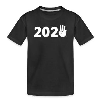 2023 deux mille 23 Nouvel An 2023 Année 2023 - T-shirt bio Premium Enfant - noir - Devant