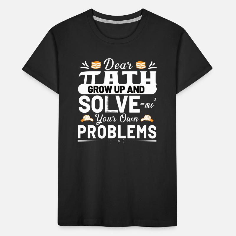 Math teacher Mathematical formula Geometry teacher Kids' Premium Organic T-Shirt