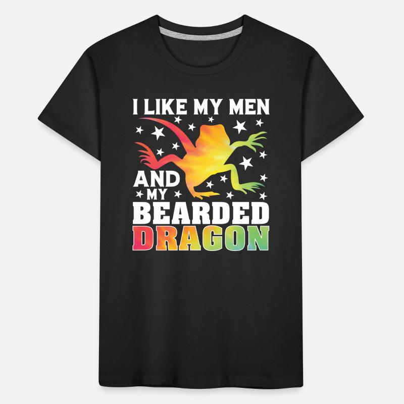 Bartagamen Bartagame Mädchen Dame Geschenk Kinder Premium Bio T-Shirt