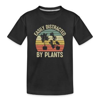 Jardiniers amateurs, jardiniers de fruits et légumes - T-shirt bio Premium Enfant - noir - Devant