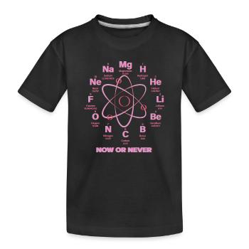 Chimiste Chimiste Études de chimie Professeur React - T-shirt bio Premium Enfant - noir - Devant