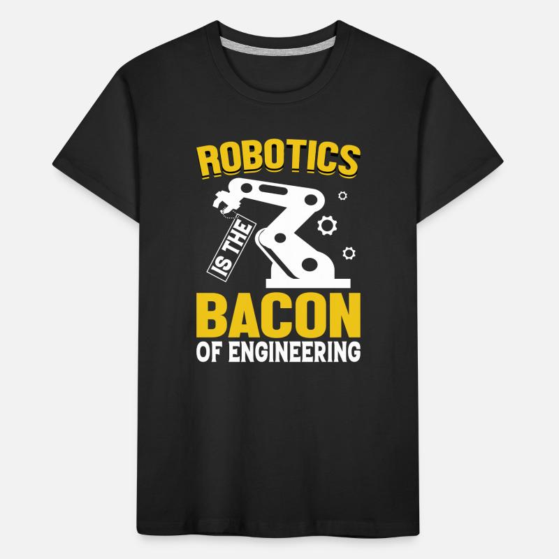 Roboter Programmierer Automatisierungstechniker Kinder Premium Bio T-Shirt
