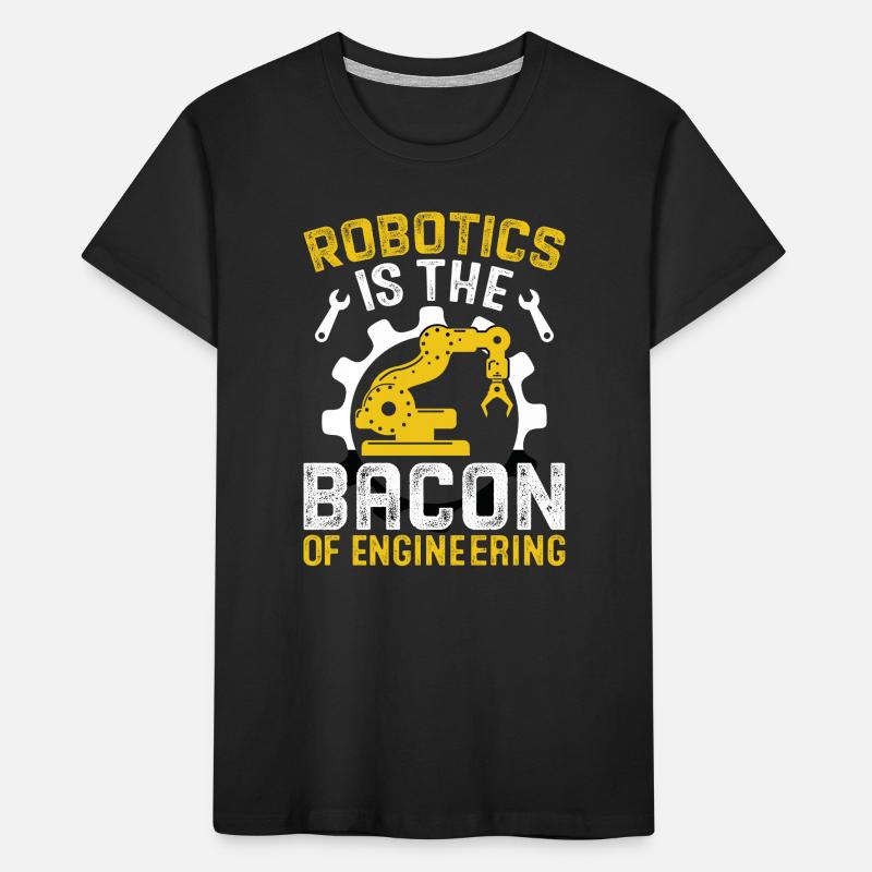 Roboter Programmierer Automatisierungstechniker Kinder Premium Bio T-Shirt