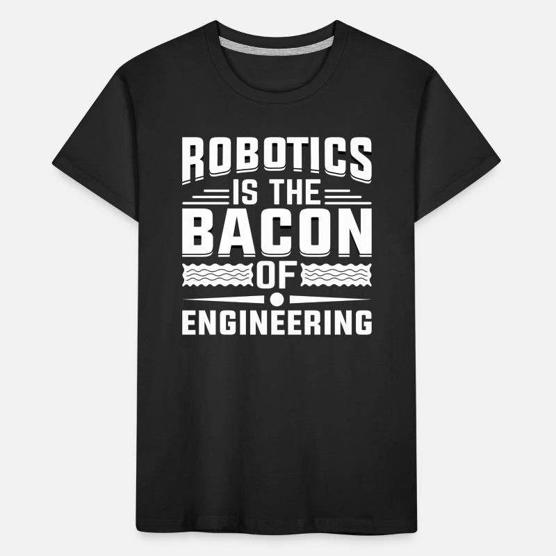 Roboter Programmierer Automatisierungstechniker Kinder Premium Bio T-Shirt