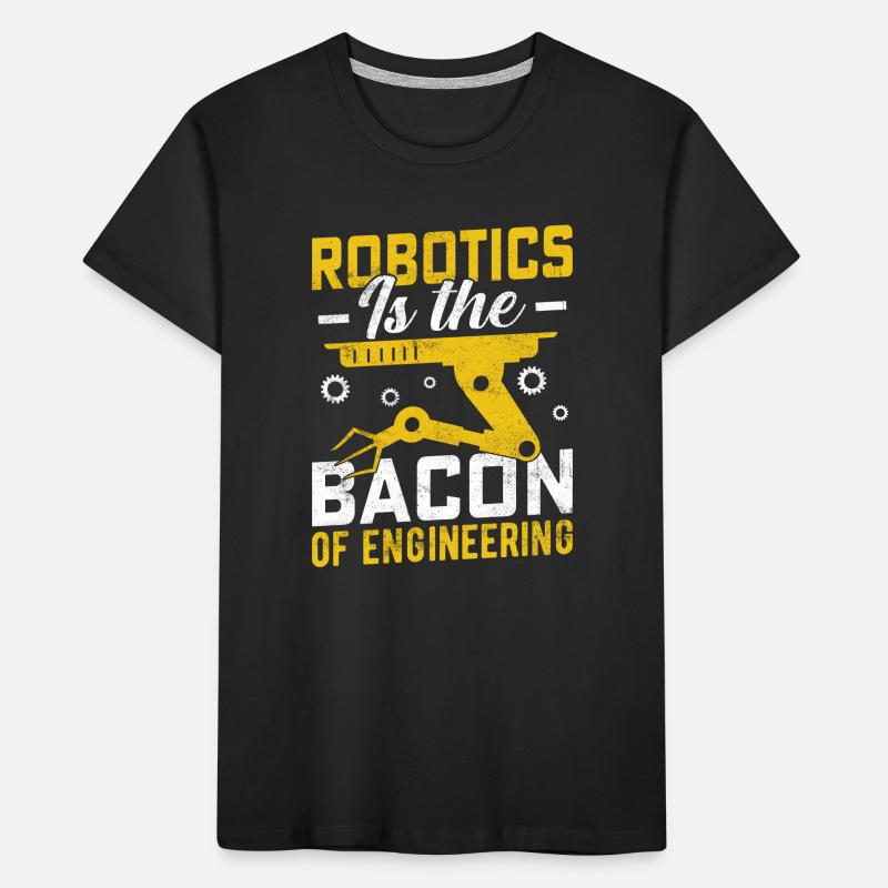 Roboter Programmierer Automatisierungstechniker Kinder Premium Bio T-Shirt
