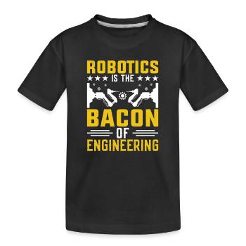 Robot Programmer Automation Technician - Kids' Premium Organic T-Shirt - black - Front