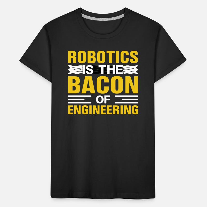 Roboter Programmierer Automatisierungstechniker Kinder Premium Bio T-Shirt