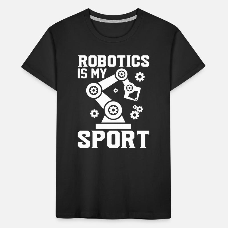 Roboter Programmierer Automatisierungstechniker Kinder Premium Bio T-Shirt