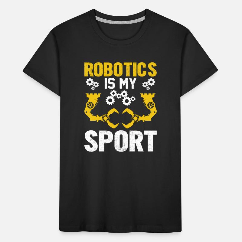 Robot Programmer Automation Technician Kids' Premium Organic T-Shirt