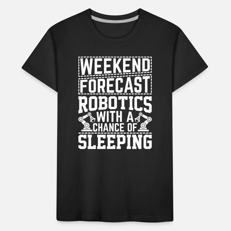 Roboter Programmierer Automatisierungstechniker Kinder Premium Bio T-Shirt