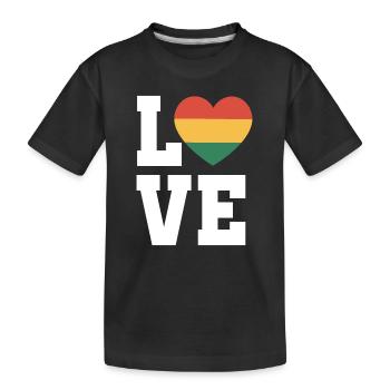 Je suis noir Histoire Noir - T-shirt bio Premium Enfant - noir - Devant