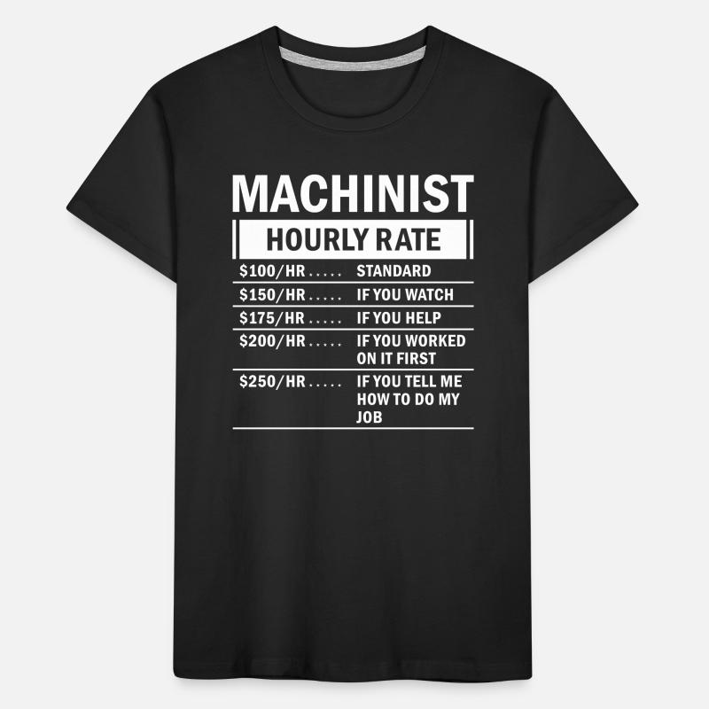Machine operator plant operator gift Kids' Premium Organic T-Shirt