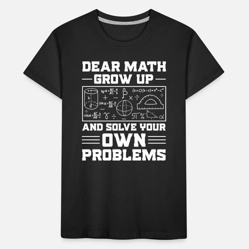 Math teacher Mathematical formula Geometry teacher Kids' Premium Organic T-Shirt