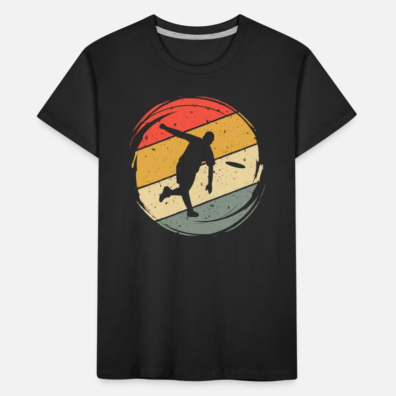 Vintage Disc Golf Player Disc Golf Disc Golfer Kids' Premium Organic T-Shirt