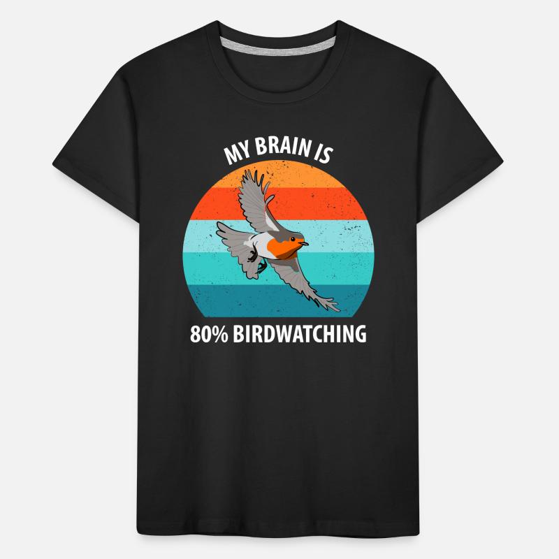 Observation des oiseaux Observation des oiseaux Observation des oiseaux T-shirt bio Premium Enfant