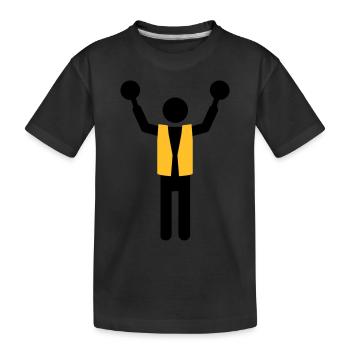 aiguilleur du ciel - T-shirt bio Premium Enfant - noir - Devant