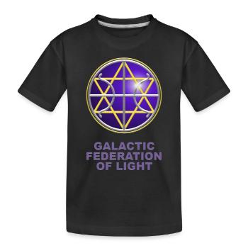SEAL - FEDERATION OF LIGHT, digital, planet, - T-shirt bio Premium Enfant - noir - Devant