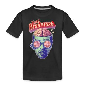 Gehirnwäsche - Kinder Premium Bio T-Shirt - Schwarz - Vorne