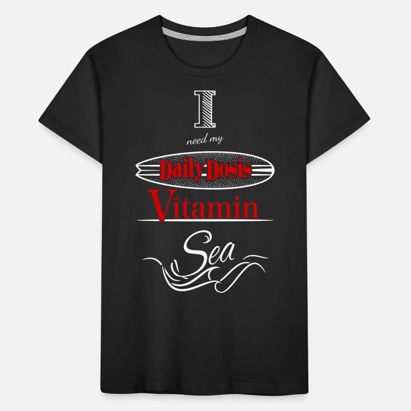 Dose quotidienne de vitamine mer T-shirt bio Premium Enfant