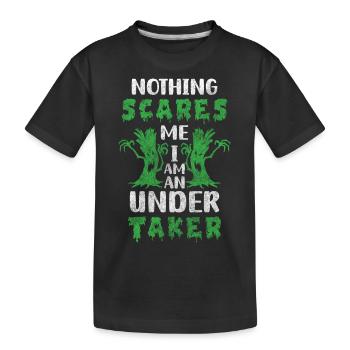 Vocation de cercueil funéraire de pompes funèbres - T-shirt bio Premium Enfant - noir - Devant