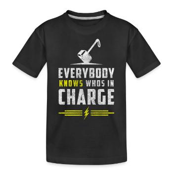Celtes de la foudre nordiques de Thor - T-shirt bio Premium Enfant - noir - Devant