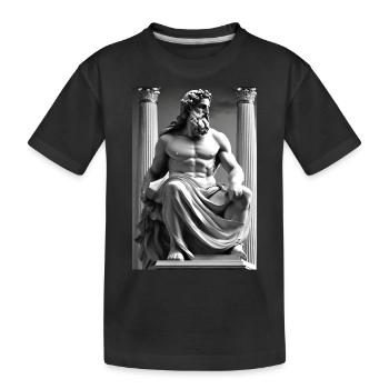 Zeus II - Kids' Premium Organic T-Shirt - black - Front