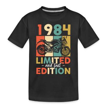 1984 - Edition limitée et rapide - 1984 Anniversaire - T-shirt bio Premium Enfant - noir - Devant