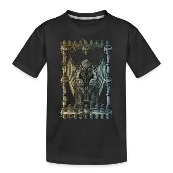 Cthulhu - T-shirt bio Premium Enfant - noir - Devant