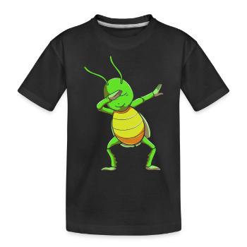 Grasshopper grasshopper - Kids' Premium Organic T-Shirt - black - Front