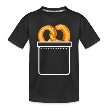 bretzel - T-shirt bio Premium Enfant - noir - Devant