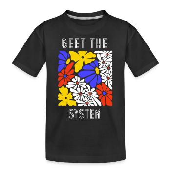Betterave le système - T-shirt bio Premium Enfant - noir - Devant