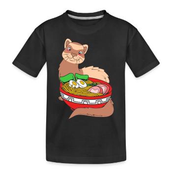 Furet - T-shirt bio Premium Enfant - noir - Devant